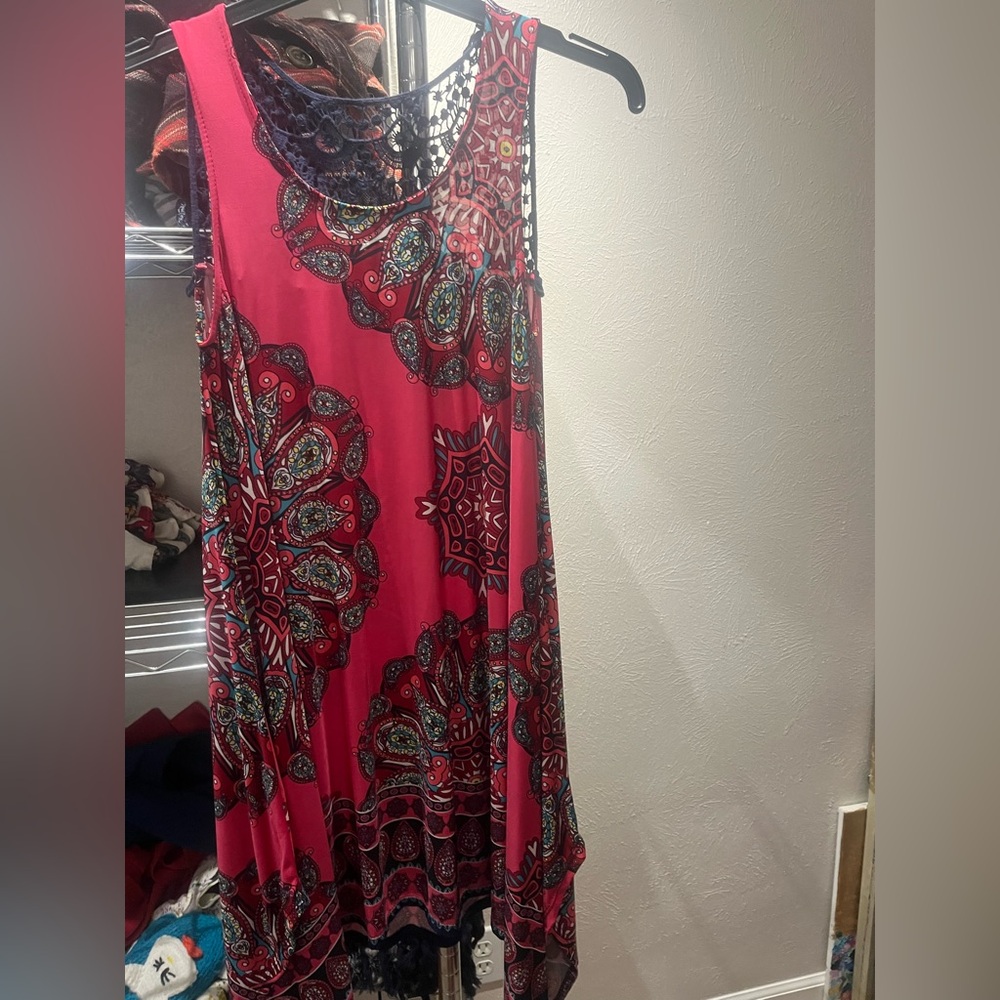 A good sumer dress and a swimsuit cover up